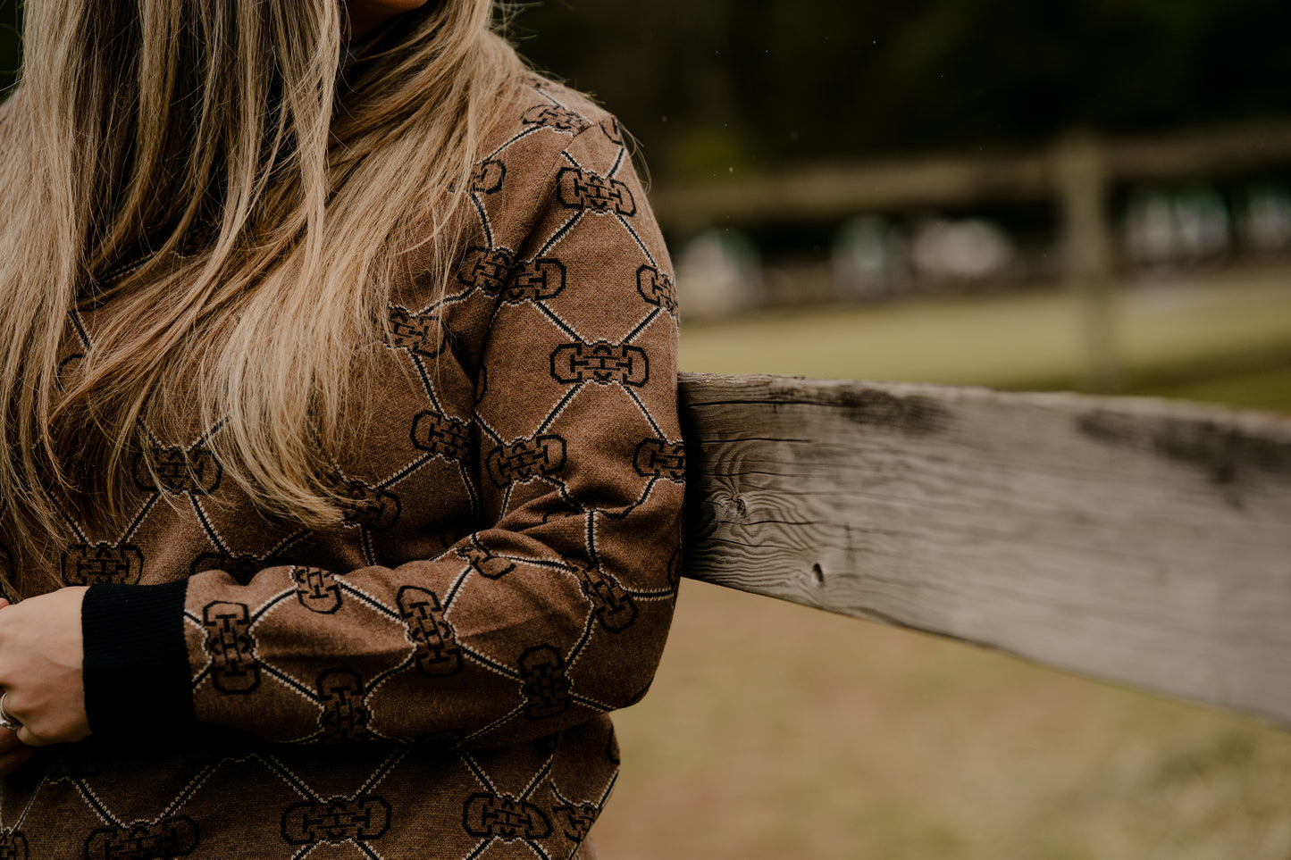 On the Hunt Eq Knit Logo Sweater