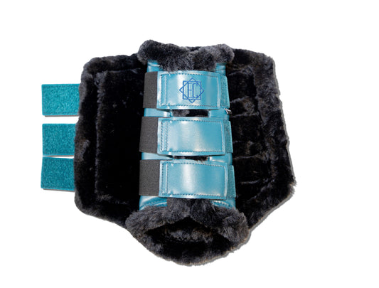 Equine Collective Brush Boots - Summer Sapphire