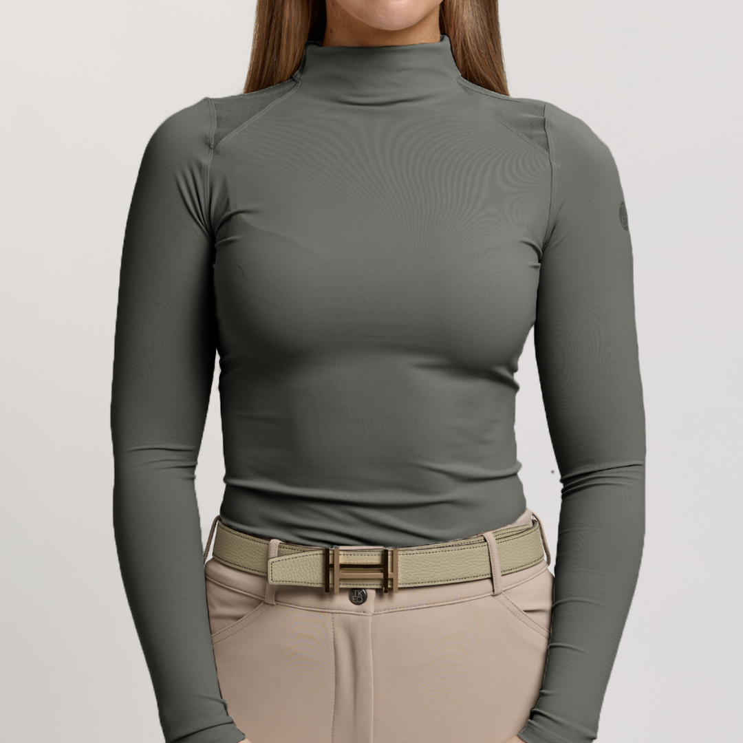 TKEQ CHLOE Mock Neck Long Sleeve