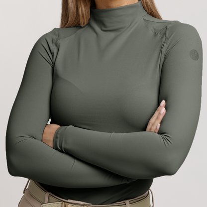 TKEQ CHLOE Mock Neck Long Sleeve