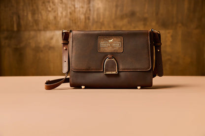 Oakbark & Chrome Shoulder Bag