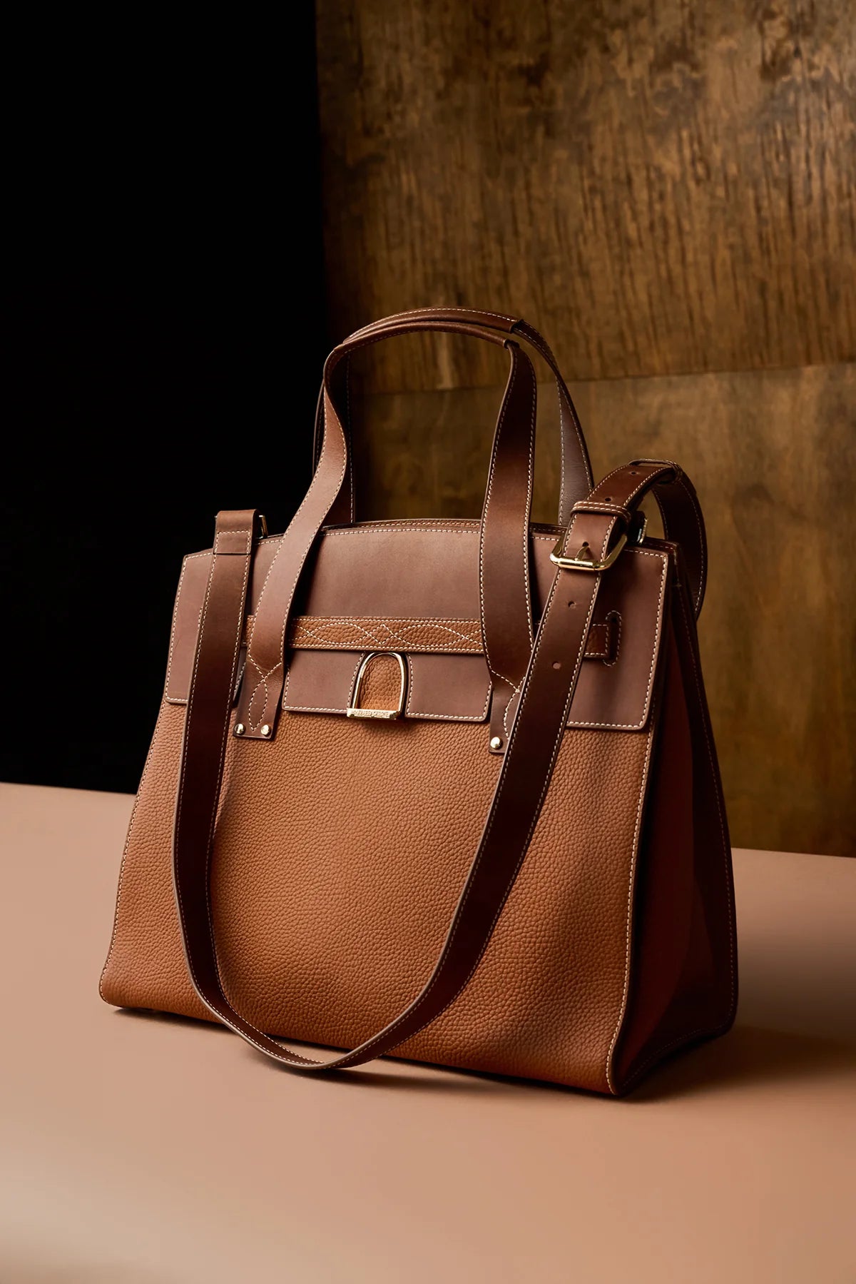 Oakbark & Chrome Stable Tote