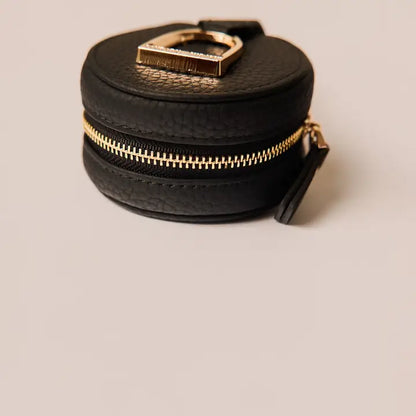 Oakbark & Chrome Stirrup Accessory Keeper