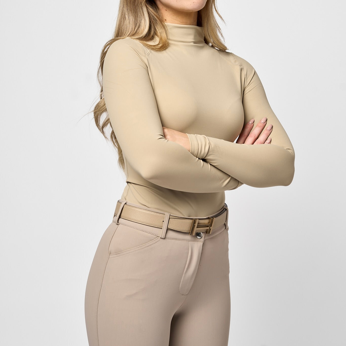 TKEQ CHLOE High Collar Long Sleeve