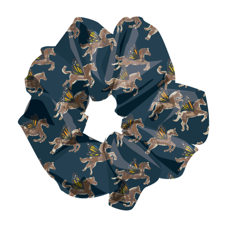 Spiced Equestrian Ponyflies Scrunchies