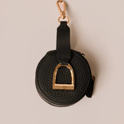 Oakbark & Chrome Stirrup Accessory Keeper