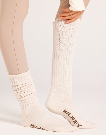 Milrey 100% Cotton Barn Slouch Socks