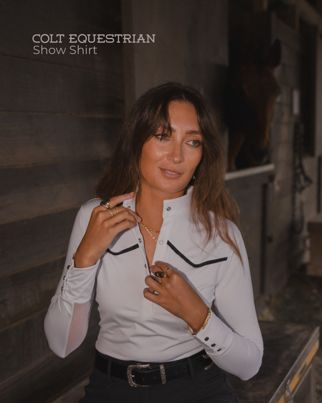 Street & Saddle x Milton Menasco Colt Equestrian Show Shirt