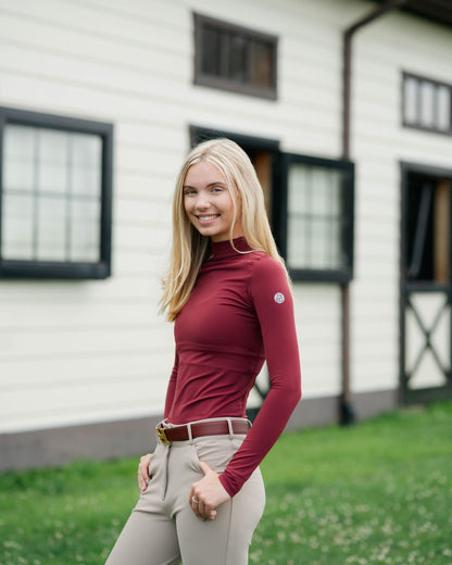 TKEQ CHLOE Mock Neck Long Sleeve