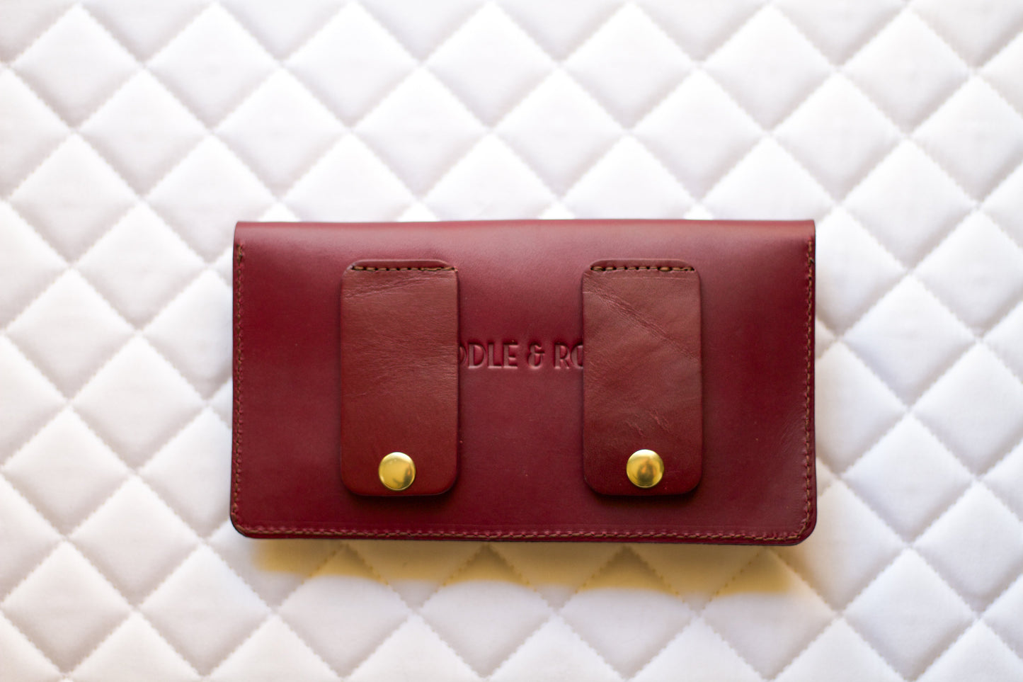 Saddle & Roam Burgundy Leather Belt Bag