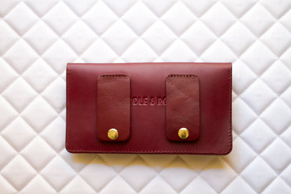 Saddle & Roam Burgundy Leather Belt Bag