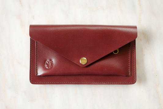 Saddle & Roam Burgundy Leather Belt Bag