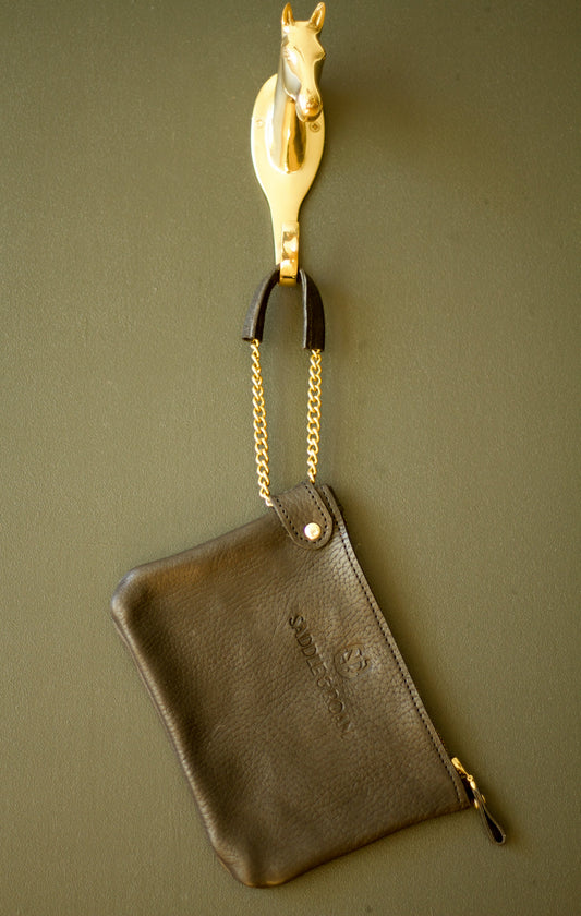 Saddle & Roam Black Harness Wristlet