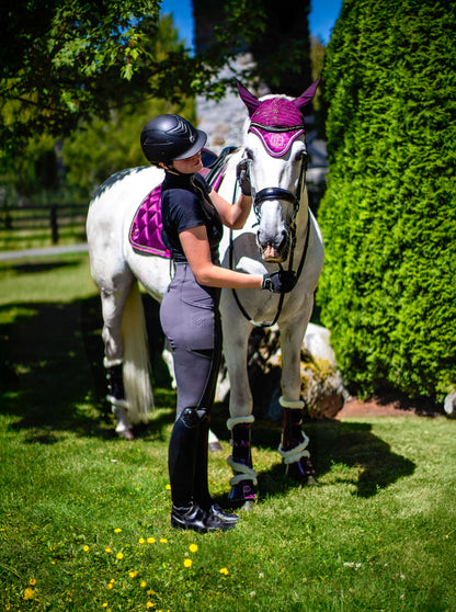 Guêtres de brossage Equine Collective - Éclat de baie