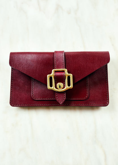 Saddle & Roam Burgundy Leather Belt Bag