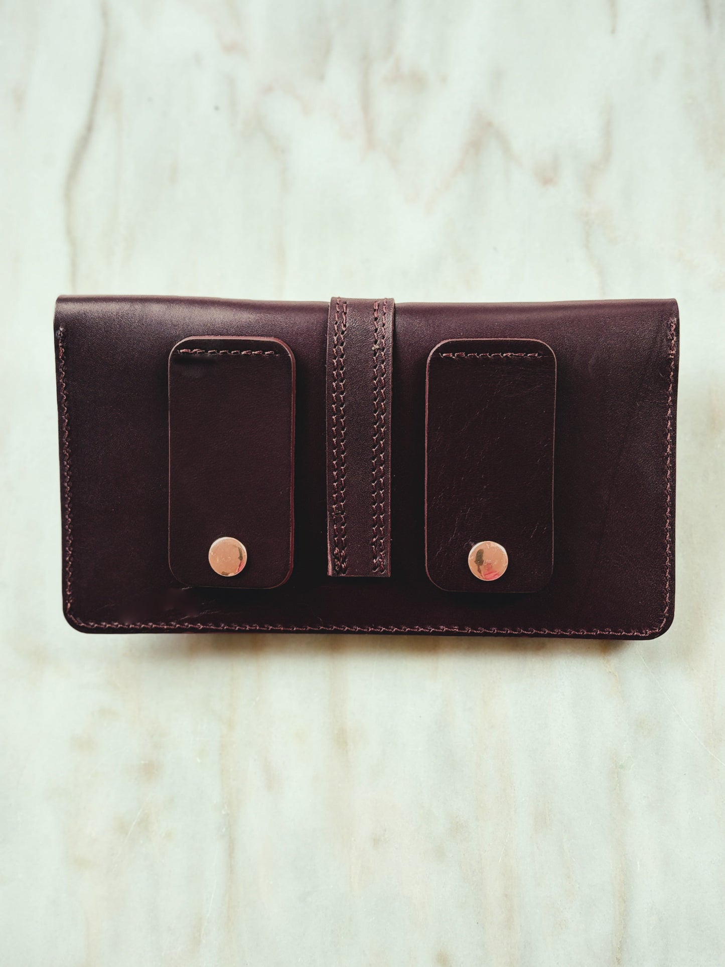 Saddle & Roam Brown Leather Belt Bag
