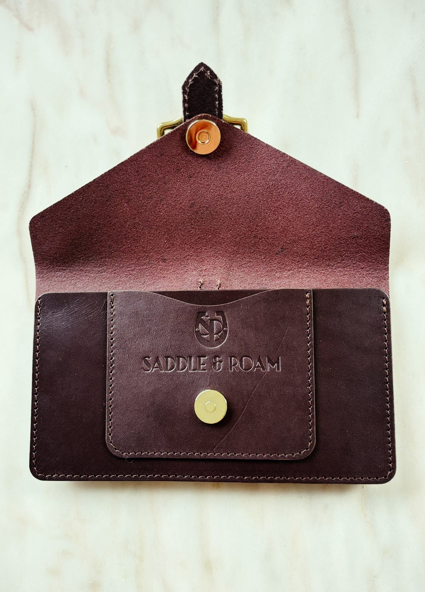Saddle & Roam Brown Leather Belt Bag