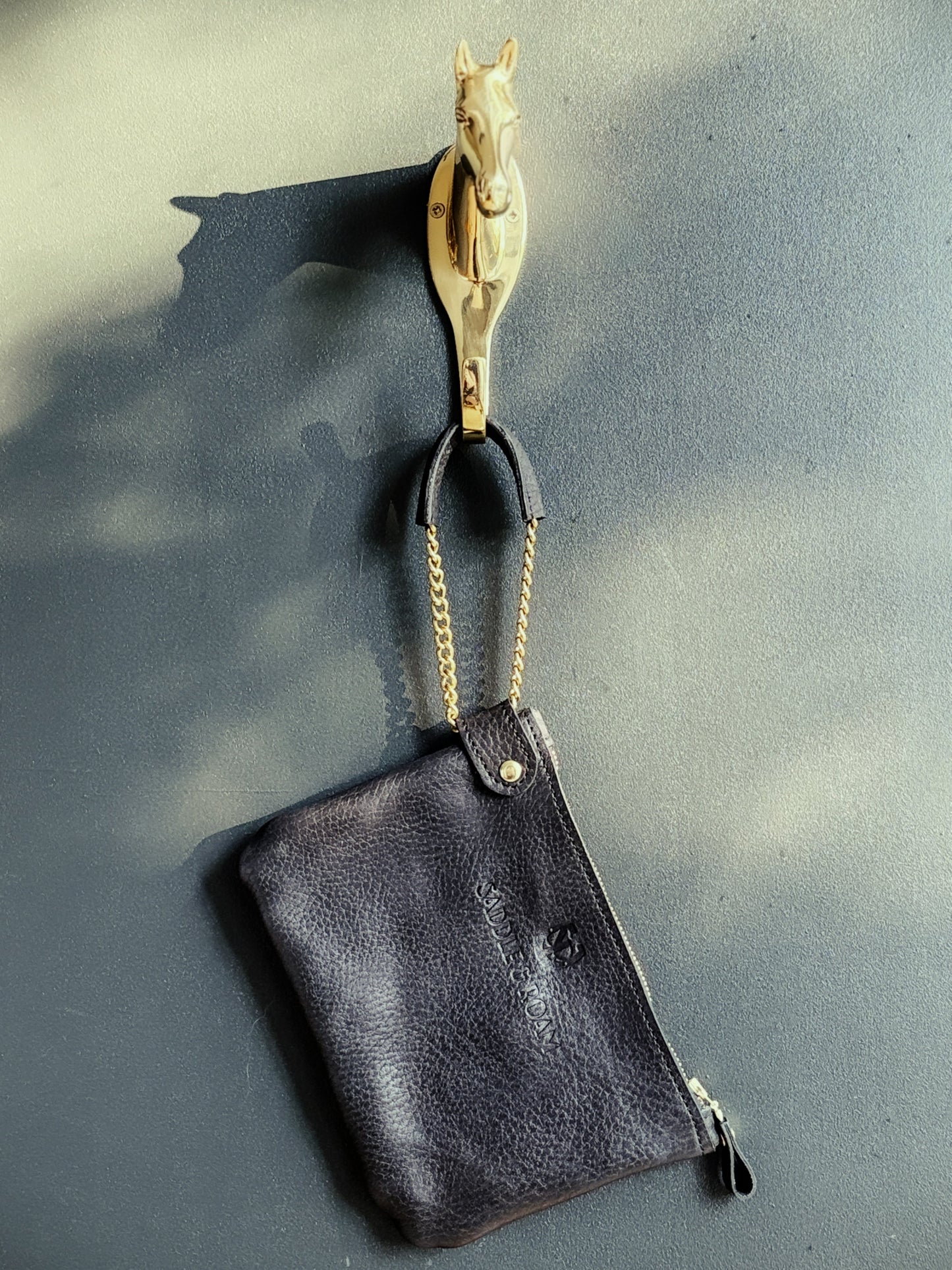 Saddle & Roam Black Harness Wristlet