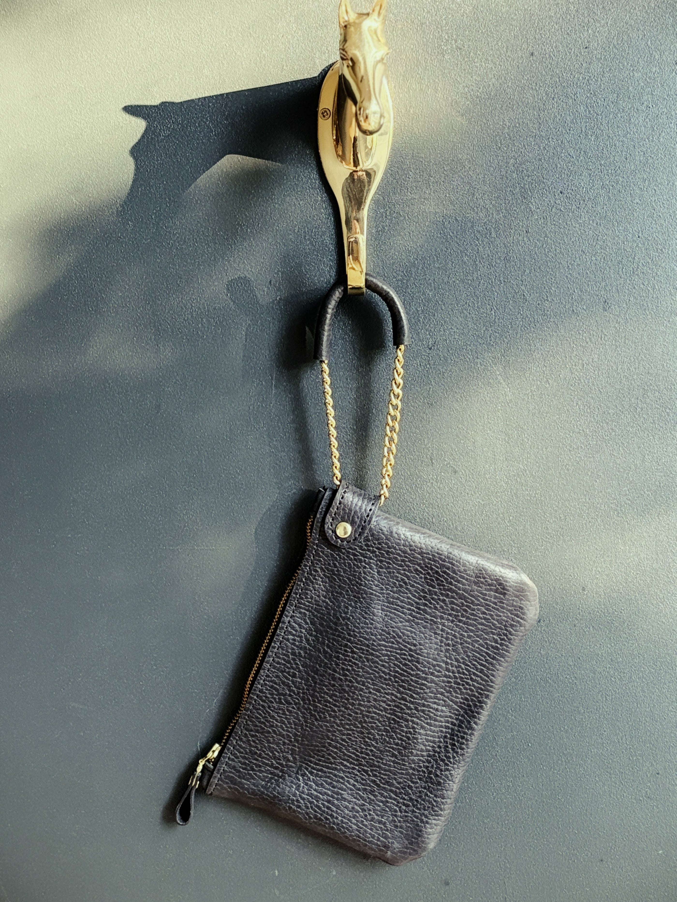 Saddle & Roam Black Harness Wristlet