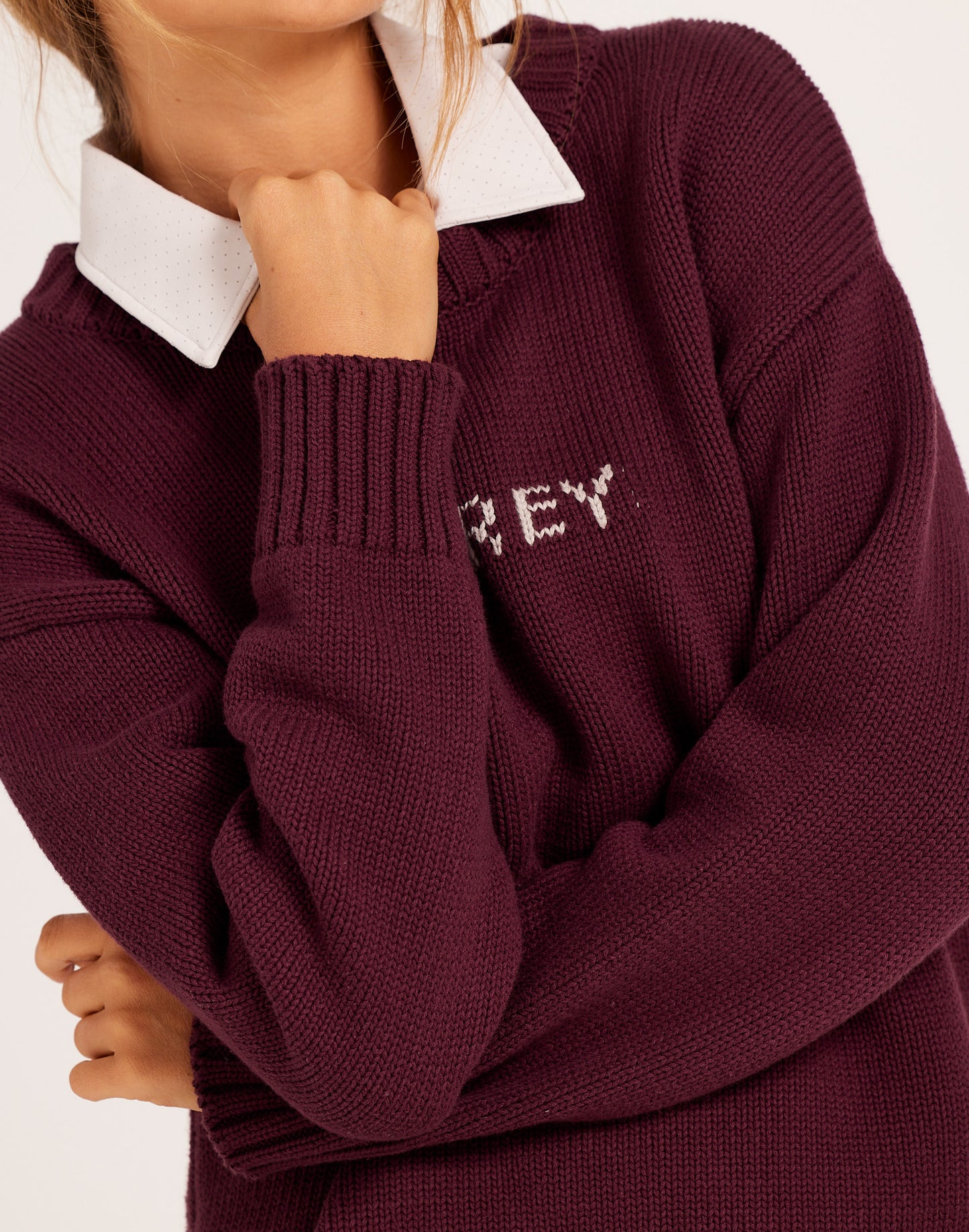 Milrey Classic Logo Knit Sweater - LARGE | SAMPLE (FINAL SALE)