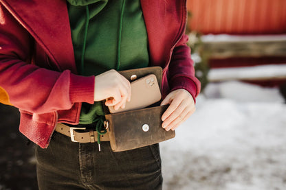 Oakbark & Chrome Rider Belt Bag