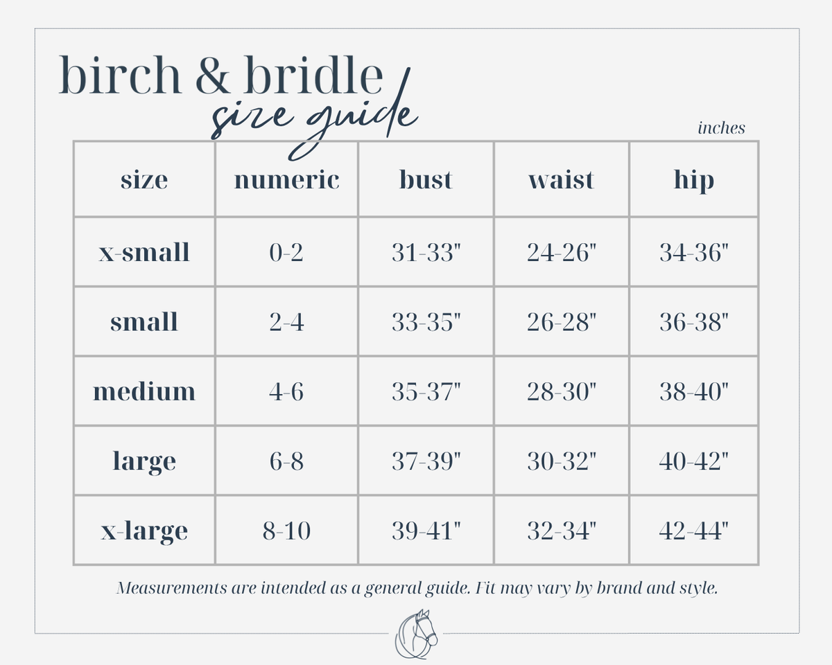 Cypher Top Size Chart
