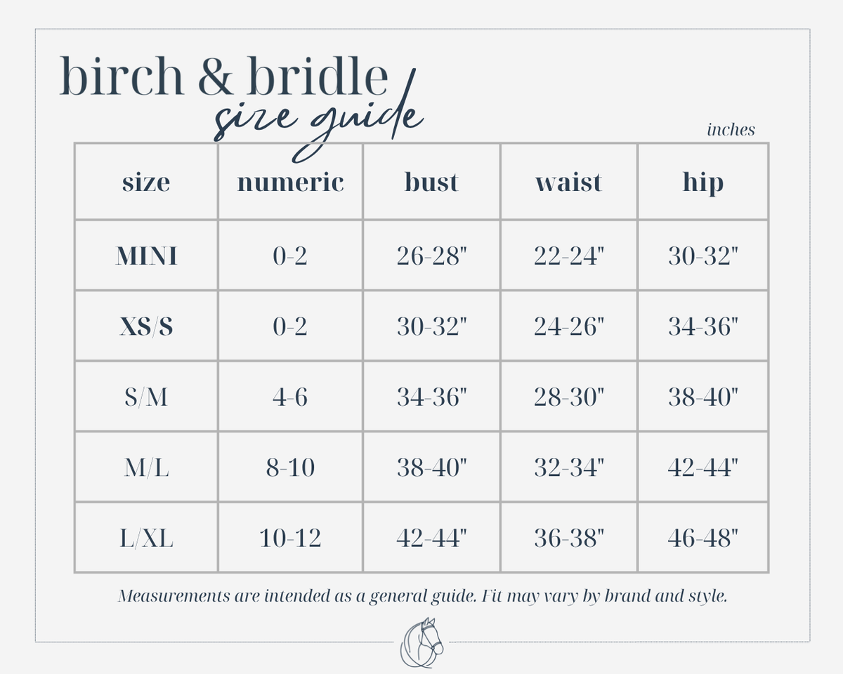 TKEQ Kennedy Size Chart