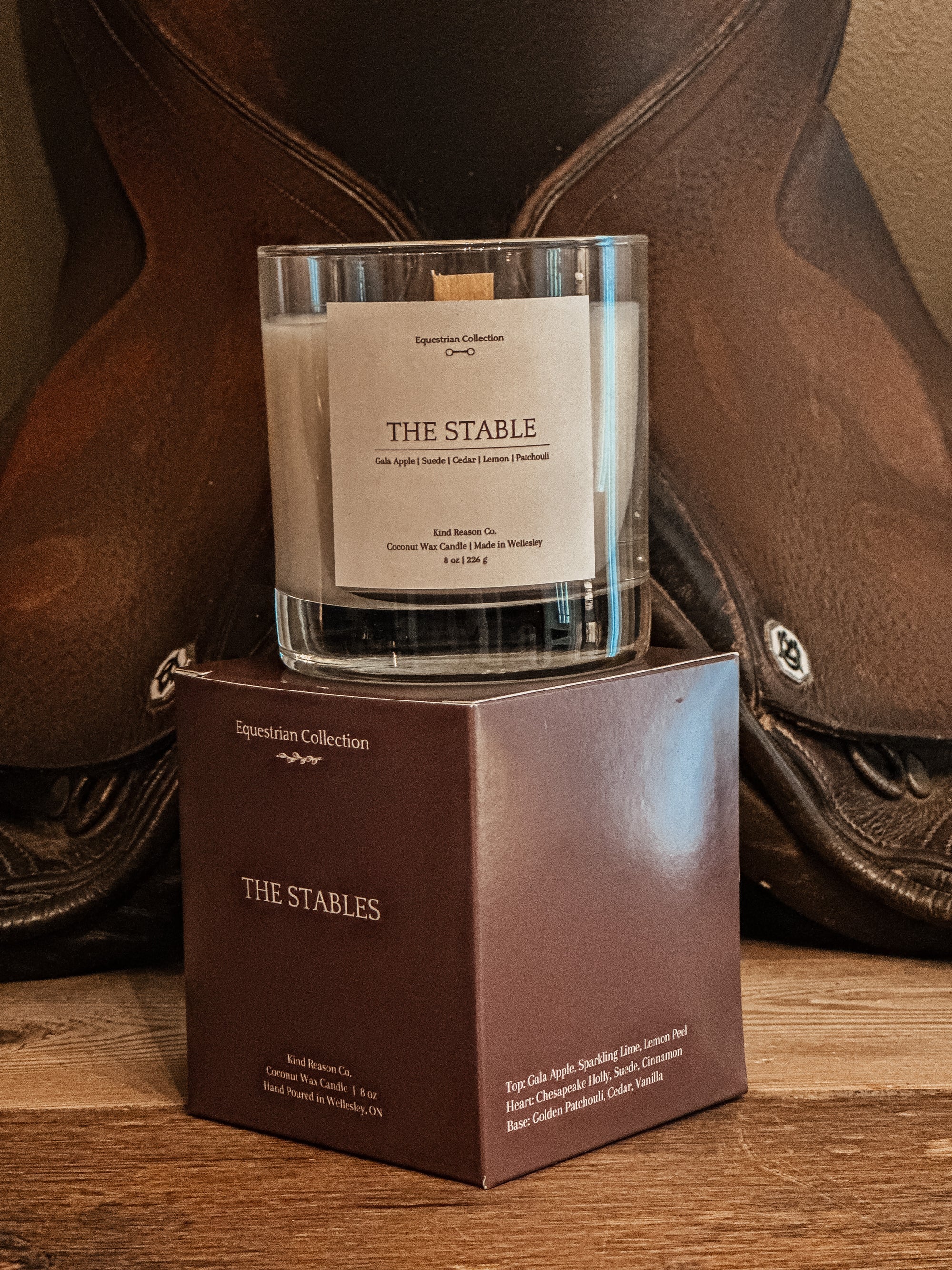Bougie de 8 oz - Les Écuries
