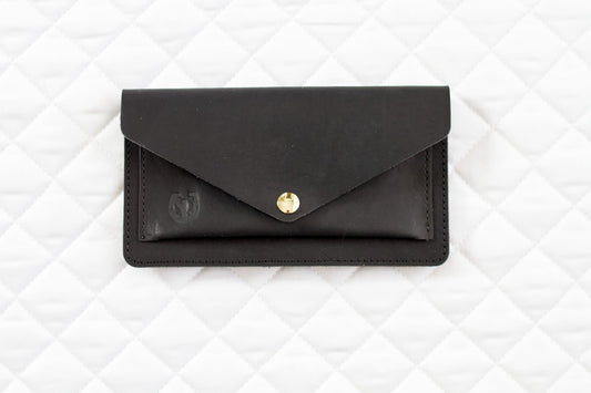 Saddle & Roam Black Leather Belt Bag