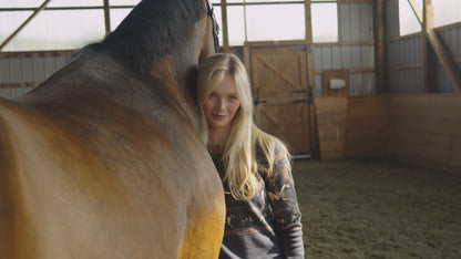 On the Hunt Eq Knit Fox Trot Sweater