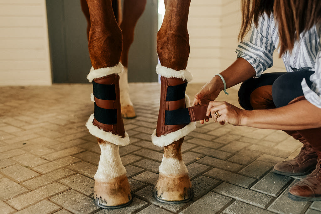 Sixteen Cypress Leatherette Brushing Boots
