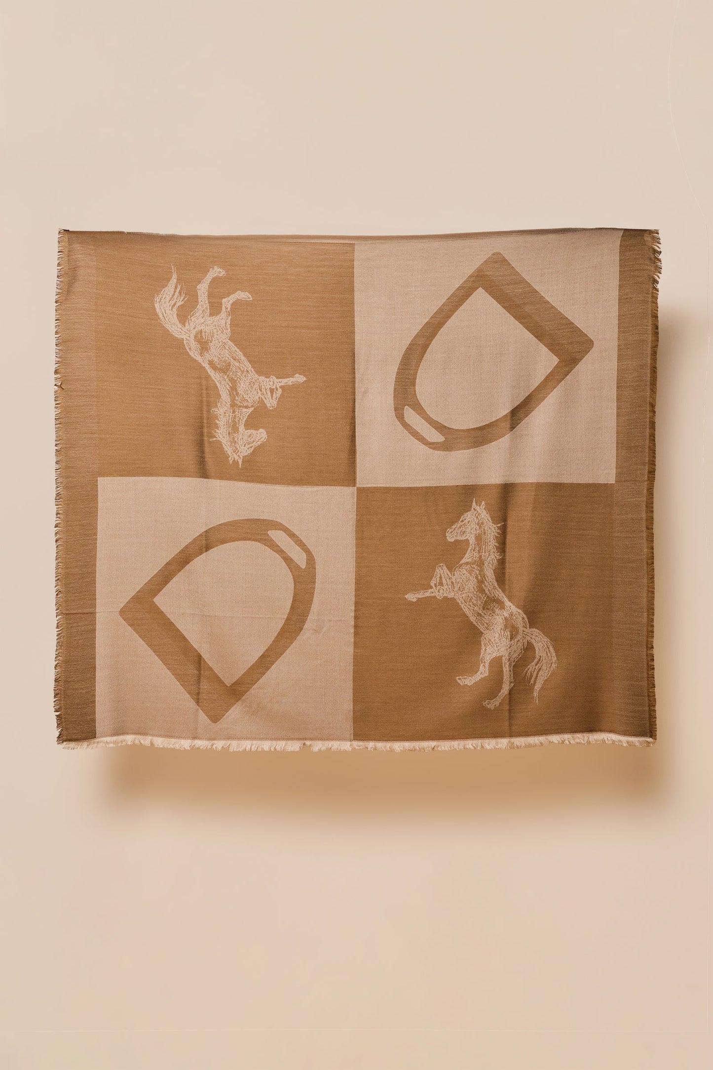 Oakbark & Chrome Wool Blanket Scarf
