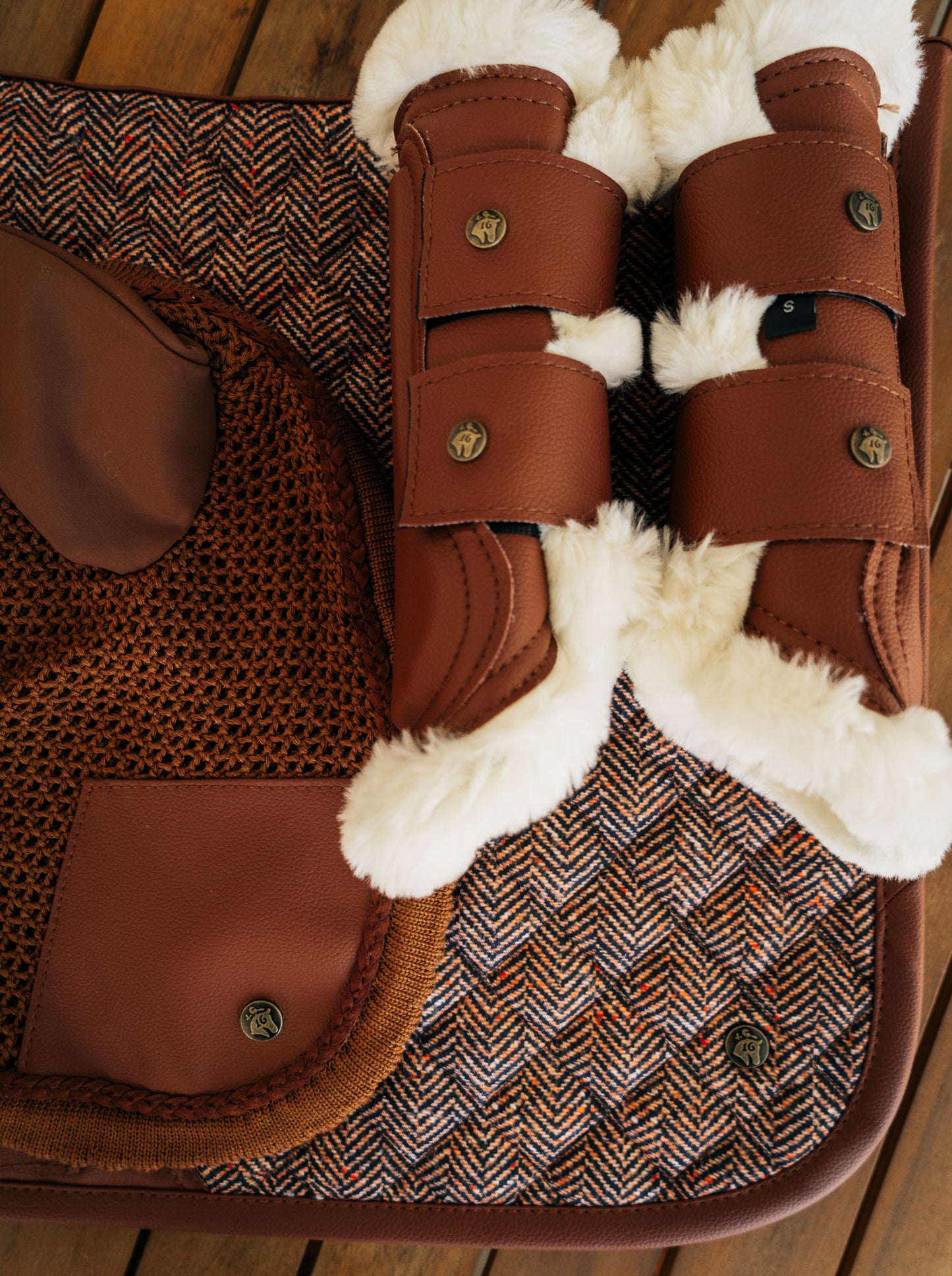 Sixteen Cypress Leatherette Brushing Boots