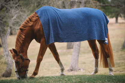 Serviette de séchage gaufrée en coton Cypress Sixteen pour chevaux