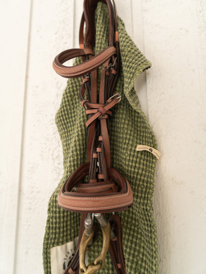Sixteen Cypress Cotton Waffle Stable Towel