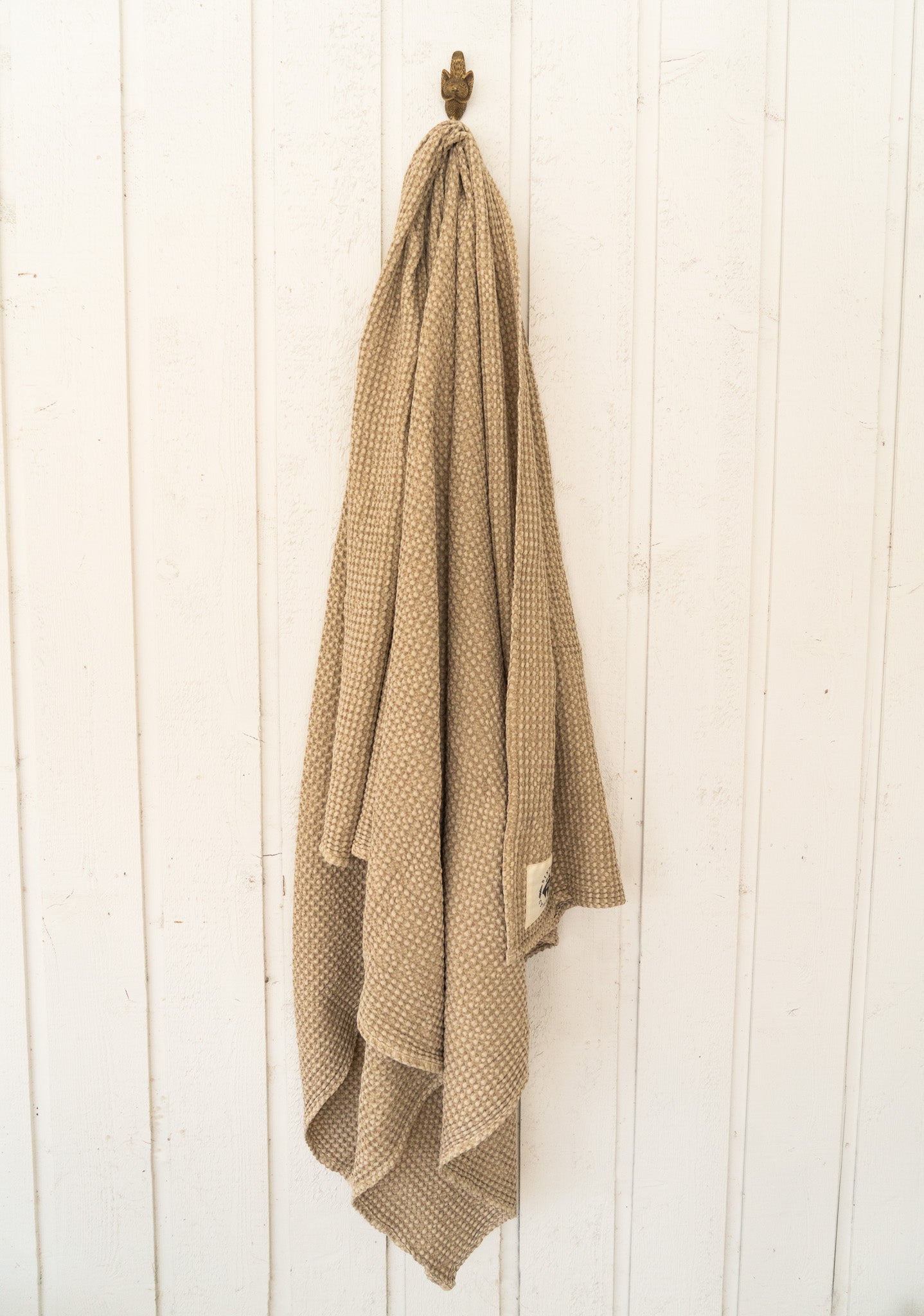 Serviette de séchage gaufrée en coton Cypress Sixteen pour chevaux