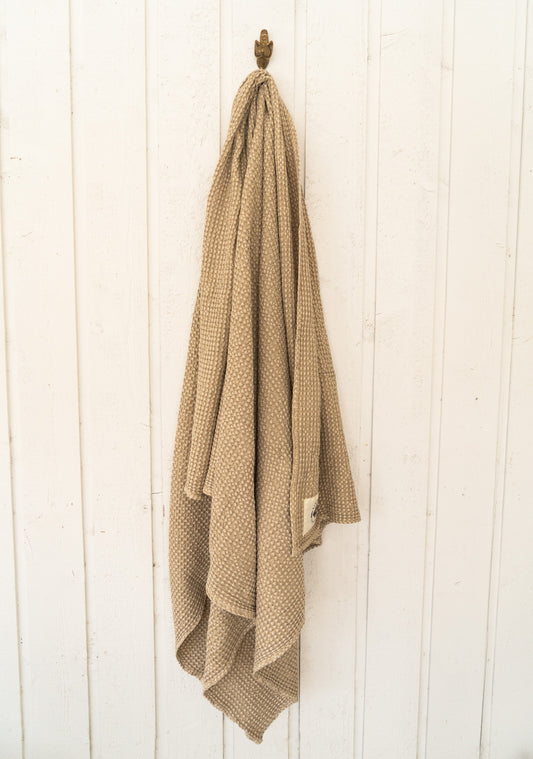 Serviette de séchage gaufrée en coton Cypress Sixteen pour chevaux