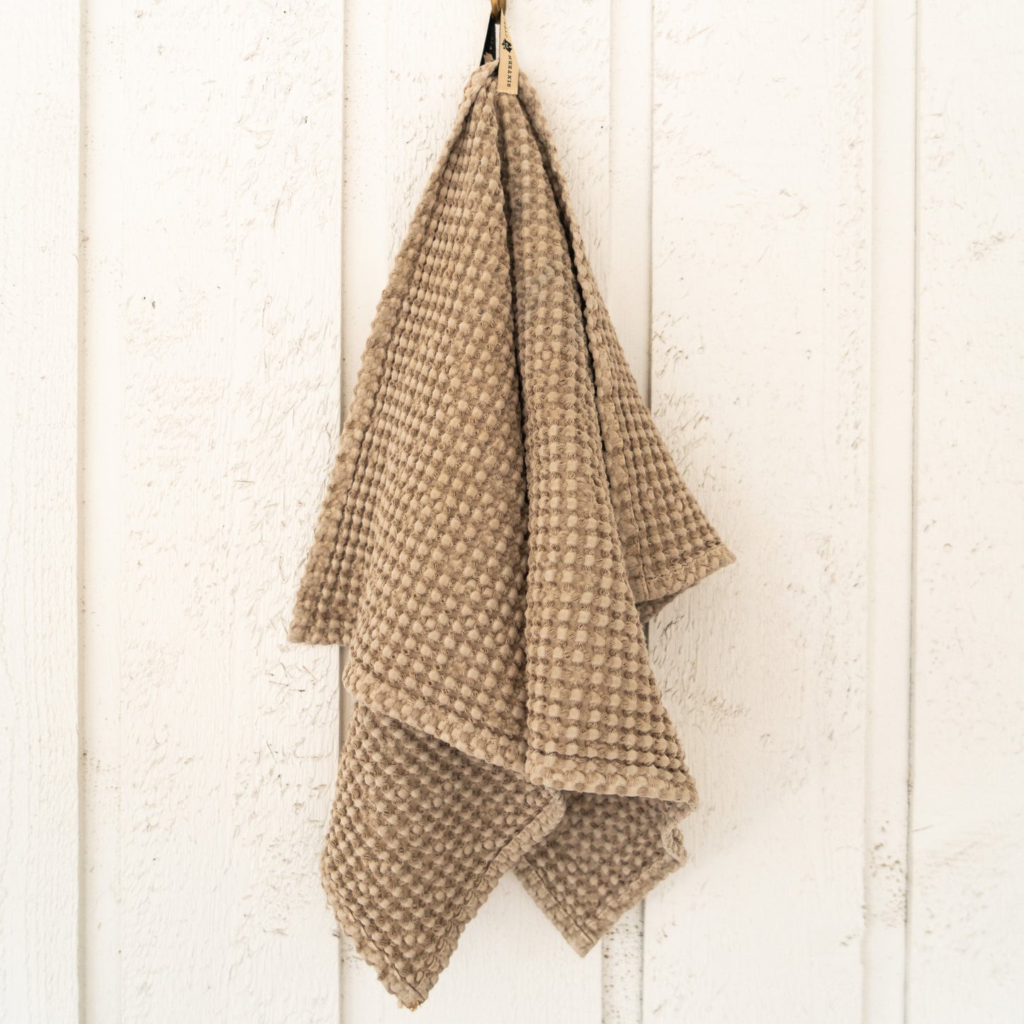 Sixteen Cypress Cotton Waffle Stable Towel