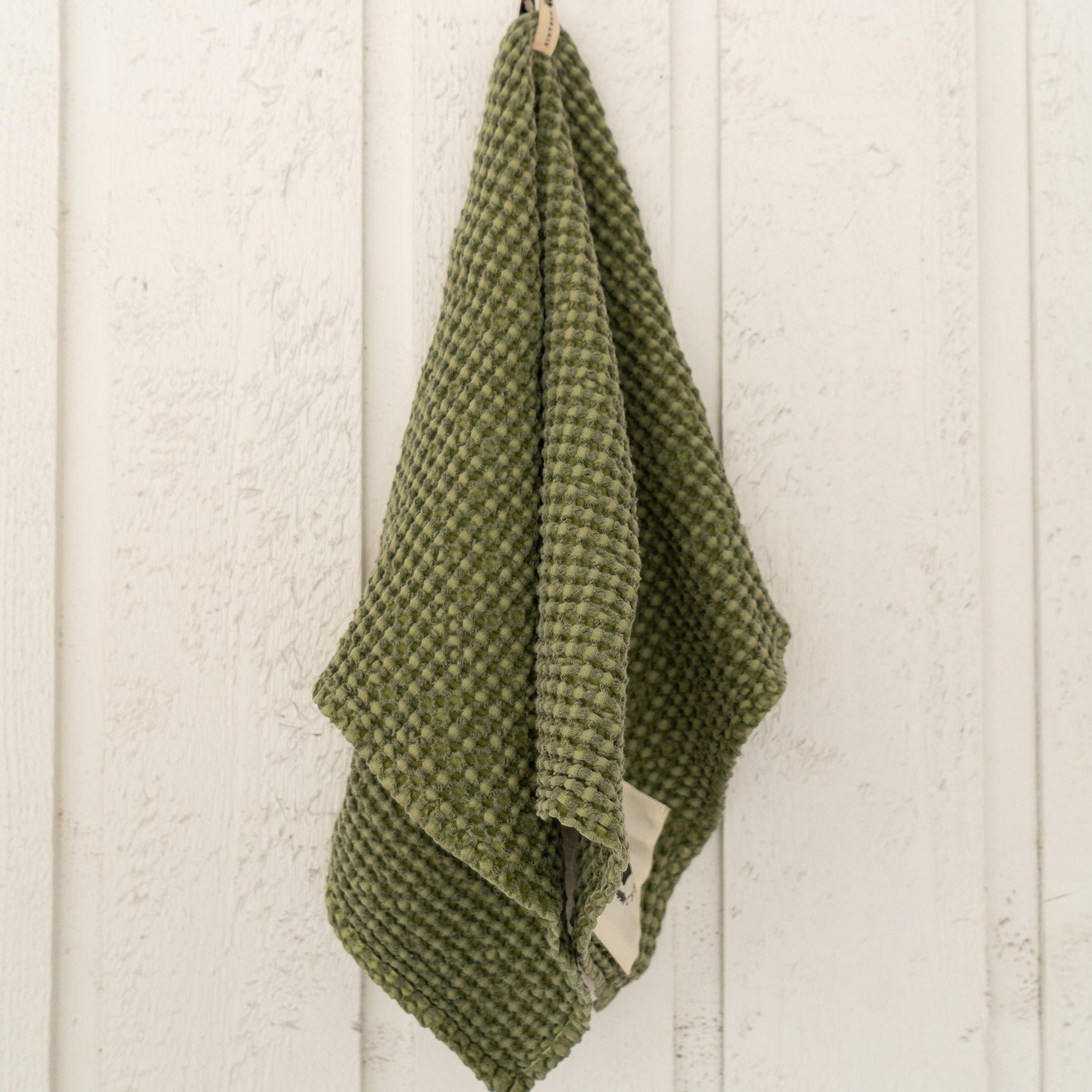 Sixteen Cypress Cotton Waffle Stable Towel