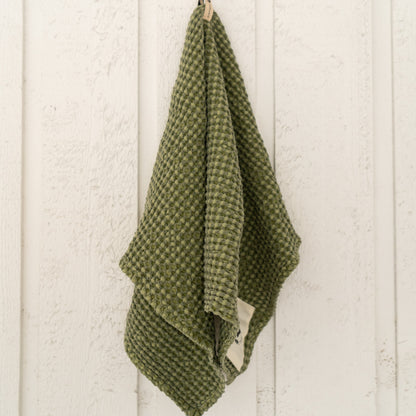 Sixteen Cypress Cotton Waffle Stable Towel