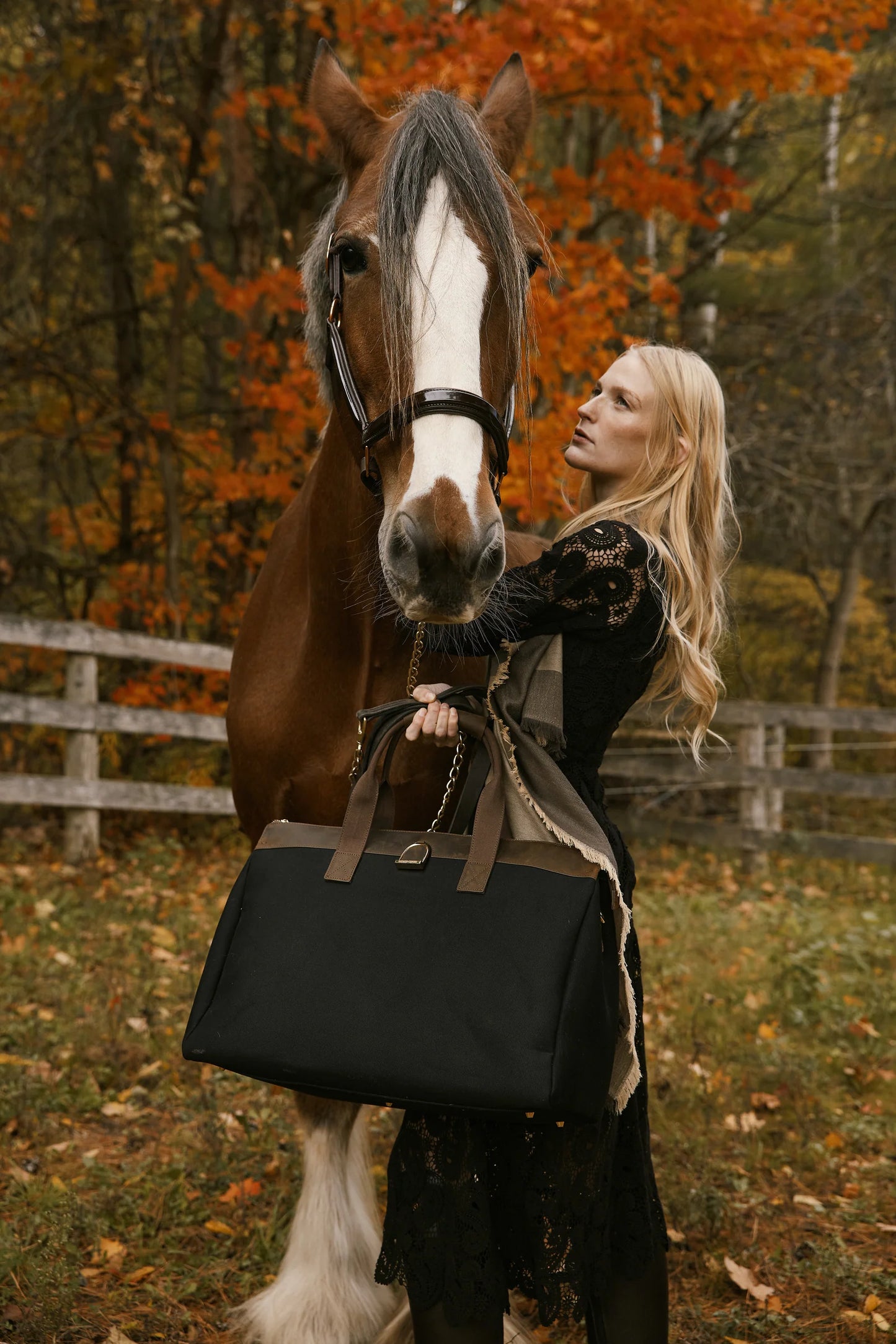 Oakbark & Chrome Weekender Bag